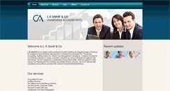 Desktop Screenshot of lksarafandco.in